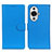 Leather Case Stands Flip Cover Holder A03D for Huawei Nova 11 Sky Blue