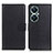 Leather Case Stands Flip Cover Holder A03D for Huawei Nova 11i Black