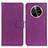 Leather Case Stands Flip Cover Holder A03D for Huawei Nova Y91 Purple