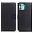 Leather Case Stands Flip Cover Holder A03D for Motorola Moto Edge 20 Lite 5G Black