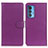 Leather Case Stands Flip Cover Holder A03D for Motorola Moto Edge 20 Pro 5G Purple