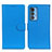 Leather Case Stands Flip Cover Holder A03D for Motorola Moto Edge 20 Pro 5G Sky Blue