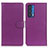 Leather Case Stands Flip Cover Holder A03D for Motorola Moto Edge (2021) 5G Purple