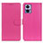 Leather Case Stands Flip Cover Holder A03D for Motorola Moto Edge 30 Lite 5G Hot Pink