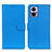 Leather Case Stands Flip Cover Holder A03D for Motorola Moto Edge 30 Lite 5G Sky Blue