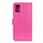 Leather Case Stands Flip Cover Holder A03D for Motorola Moto Edge S 5G Hot Pink