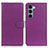 Leather Case Stands Flip Cover Holder A03D for Motorola Moto Edge S30 5G Purple