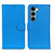 Leather Case Stands Flip Cover Holder A03D for Motorola Moto Edge S30 5G Sky Blue