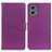 Leather Case Stands Flip Cover Holder A03D for Motorola Moto G 5G (2023) Purple