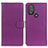 Leather Case Stands Flip Cover Holder A03D for Motorola Moto G Play (2023) Purple