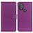 Leather Case Stands Flip Cover Holder A03D for Motorola Moto G Power (2022) Purple