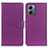 Leather Case Stands Flip Cover Holder A03D for Motorola Moto G14 Purple