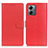 Leather Case Stands Flip Cover Holder A03D for Motorola Moto G14 Red