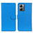 Leather Case Stands Flip Cover Holder A03D for Motorola Moto G14 Sky Blue