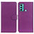 Leather Case Stands Flip Cover Holder A03D for Motorola Moto G40 Fusion Purple