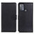 Leather Case Stands Flip Cover Holder A03D for Motorola Moto G50 Black