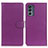 Leather Case Stands Flip Cover Holder A03D for Motorola Moto G62 5G Purple