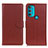 Leather Case Stands Flip Cover Holder A03D for Motorola Moto G71 5G