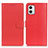 Leather Case Stands Flip Cover Holder A03D for Motorola Moto G73 5G Red