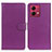 Leather Case Stands Flip Cover Holder A03D for Motorola Moto G84 5G Purple