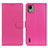 Leather Case Stands Flip Cover Holder A03D for Nokia C110 Hot Pink