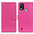 Leather Case Stands Flip Cover Holder A03D for Nokia C21 Plus Hot Pink