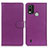 Leather Case Stands Flip Cover Holder A03D for Nokia C21 Plus Purple