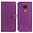 Leather Case Stands Flip Cover Holder A03D for Nokia C21 Purple