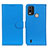 Leather Case Stands Flip Cover Holder A03D for Nokia G11 Plus Sky Blue