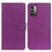 Leather Case Stands Flip Cover Holder A03D for Nokia G11 Purple