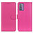 Leather Case Stands Flip Cover Holder A03D for Nokia G42 5G Hot Pink