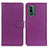 Leather Case Stands Flip Cover Holder A03D for Nokia XR21 Purple