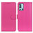 Leather Case Stands Flip Cover Holder A03D for OnePlus 9R 5G Hot Pink