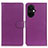 Leather Case Stands Flip Cover Holder A03D for OnePlus Nord CE 3 5G Purple