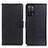 Leather Case Stands Flip Cover Holder A03D for Oppo A56 5G Black