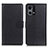 Leather Case Stands Flip Cover Holder A03D for Oppo F21 Pro 4G Black