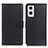 Leather Case Stands Flip Cover Holder A03D for Oppo F21 Pro 5G Black
