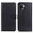 Leather Case Stands Flip Cover Holder A03D for Oppo Reno5 Lite Black
