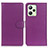 Leather Case Stands Flip Cover Holder A03D for Realme C35 Purple