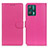 Leather Case Stands Flip Cover Holder A03D for Realme V25 5G Hot Pink