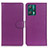 Leather Case Stands Flip Cover Holder A03D for Realme V25 5G Purple