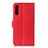 Leather Case Stands Flip Cover Holder A03D for Samsung Galaxy A02 Red