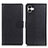 Leather Case Stands Flip Cover Holder A03D for Samsung Galaxy A04 4G Black