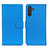 Leather Case Stands Flip Cover Holder A03D for Samsung Galaxy A04s Sky Blue