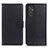 Leather Case Stands Flip Cover Holder A03D for Samsung Galaxy A15 LTE Black