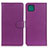 Leather Case Stands Flip Cover Holder A03D for Samsung Galaxy A22 5G Purple