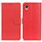 Leather Case Stands Flip Cover Holder A03D for Samsung Galaxy A22 5G SC-56B Red