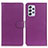 Leather Case Stands Flip Cover Holder A03D for Samsung Galaxy A73 5G Purple