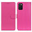 Leather Case Stands Flip Cover Holder A03D for Samsung Galaxy M02s Hot Pink