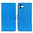 Leather Case Stands Flip Cover Holder A03D for Samsung Galaxy M04 Sky Blue